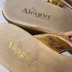 Alegria  Linn Tan Floral Embroidery Embroidered Strap Leather Sandals 38 / 8 Photo 4