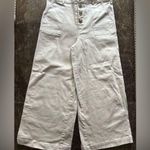 Blue Rain  Soft Pink Denim High Waist Cropped Wide Leg Pant Photo 0