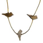 Vintage Carved Agate fetish Bird Necklace Photo 5