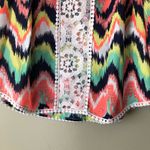 Takara | Multicolor Lace Boho Tunic Blouse Sz S Photo 5