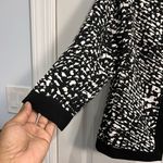 kim rogers  Open Jacket/Blazer - black & white animal print - Size 10 petite Photo 1