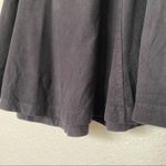 Forever 21 Faux Suede Black Mini Skater Skirt Size XS Photo 2