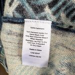 Talbots Like New 100% Cashmere Peacock feather Sweater Size Medium Petite Photo 5