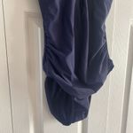 Aqua Green Women's Navy One Piece Swimsuit Slimming Ruche NEW Small Swim Beach Photo 2