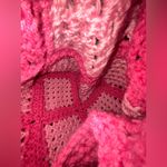 Handmade Handcrafted Crochet Barbie Pink Tote Bag Photo 3