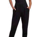 EXPRESS Halter Lace Top Jumpsuit Black Size XL Photo 0