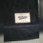 Hollister  Black Faux Fur Mock Neck Cropped Sweater Size M Photo 9