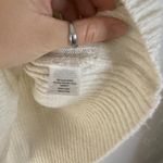 ANA Cream Lace Knit Dolman Sleeve V Photo 4