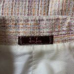 Vintage Y2K DMBM Cream Multicolor Flecked Tweed Single Breasted Blazer Yellow Photo 4