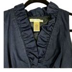 London Times  Dark Blue Dress Size 4 Photo 2