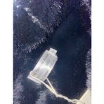 ASA Faux Fur Puffer Jacket Gray Camo Print Oversized Hooded Coat New Small Photo 3