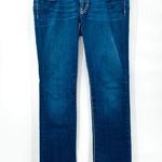 BKE Buckle Stella Stretch Cropped Jean Bling Rhinestone Pockets Med Wash Size 26 Photo 0