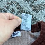 White Stag Vintage  Velvet Corduroy Long Sleeve Top Brown Medium Photo 3