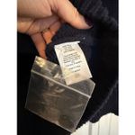 Talbots navy cableknit cardigan sweater medium petite Photo 3