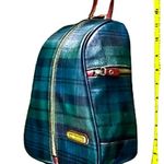 Ralph Lauren  Black Watch Medium Backpack With Adjustable Leather Straps Vintage Photo 7