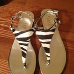 Ralph Lauren Lauren  Halina 2 Sandals Women’s Size 6.5 Black/White Print New Photo 1