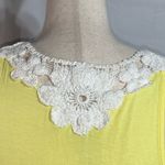 Forever 21 Vintage Y2K neon yellow top with embroidery / M / Excellent condition Photo 4