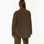 Aritzia Wilfred Free The Ganna Shirt Jacket Brown Size XS Photo 1