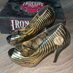 Iron fist Girls Hands Off Platform Heels Size 5 Photo 3