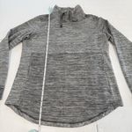 LL Bean Gray Marled Cozy Mixed Knit Pullover Funnelneck Pocket Sweatshirt MEDIUM Photo 12