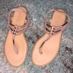 Rouge Helium Dusty Pink And Gold Sandals Photo 1