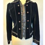 STUNNING Vintage Blazer with Ruffles Blue Photo 1
