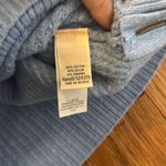 L.L. Bean super soft waffle knit crewneck sweater blue MPetite Size M Photo 6