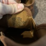 SO  Meme Block Heel Ankle Boots Size 8 Chestnut Brown Photo 7