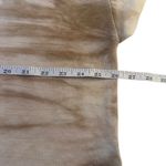 POL Womens Long Sleeve Tie Dye White Brown Long Sleeve Top Medium V-Neck Slouchy Photo 6