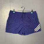 Adidas  Three Striped Navy Blue Shorts‎ Size Large Photo 9