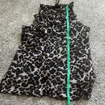 BCX  Leopard Print Ruffle Halter Top Photo 5