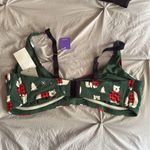 MeUndies Women's Cozy Bears FeelFree Bikini Panties with 2 tops Green NWT Size 4X Photo 6