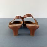 Ralph Lauren Purple Label Kels Leather Slingback Tan Brown Kitten Heels Size 7.5 Photo 4