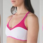 Lululemon  pink Water Salty Swim Sport Top REVERSIBLE size small Photo 4