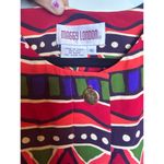 Maggy London Vintage 80s 100% Silk Dress Size M/L Vintage 16 Retro Photo 3