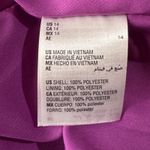 Bar III SZ 14 Maxi Dress V-Neck Spaghetti Straps Lined Slits Rear Zip Amethyst Photo 10