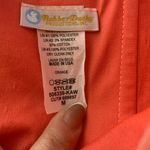 Rubber Ducky  Floral Rose Ball Gown M Coral Orange Strapless High Low Zipper Photo 6