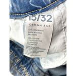 Gemma Rae Womens Skinny Jeans Blue Novelty Graffiti Light‎ Wash Drawstring 15/32 Size undefined Photo 4
