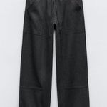 ZARA Felt Jogger Pants Photo 0