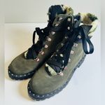 Steve Madden Receptive Suede Hiker Boots Women's 7M Olive Green NWOT Photo 0