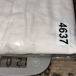 Burberry  Women’s Size L White Semi Sheer Cotton Voile Utility Button Down Shirt Photo 9