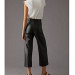Maeve  by Anthropologie The Colette Cropped Vegan Leather Pants Size 29 Photo 1