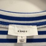 A loves A Stripe Ribbed Knit Scoop Neck Sleeveless Tank Photo 3