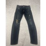 mother Jeans the looker 27 jaded and torn skinny Blue Photo 1