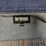 FOR JOSEPH Blue Denim Collard Jean Jacket, Size Petite Medium Photo 4
