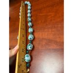 Boho Chic Beaded Necklace‎ White Green Geometric Handmade Fashion Jewelry Photo 5