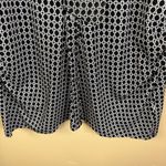 White House | Black Market  Size Large Cap Sleeve‎ Front Tie Vneck Blouse Career Photo 4