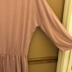Pink Lily 3/4 Sleeve Romper Pink Medium Photo 3