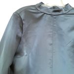 ZARA womens sateen open back dress bell sleeve Medium Bloggers Favorite NWT Photo 10