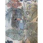 Tahari Linen Top Women's 1X Hawaiian Tropical Surf Palm Trees Cars Toucan Parrot Photo 13